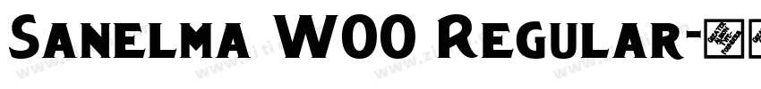 Sanelma W00 Regular字体转换